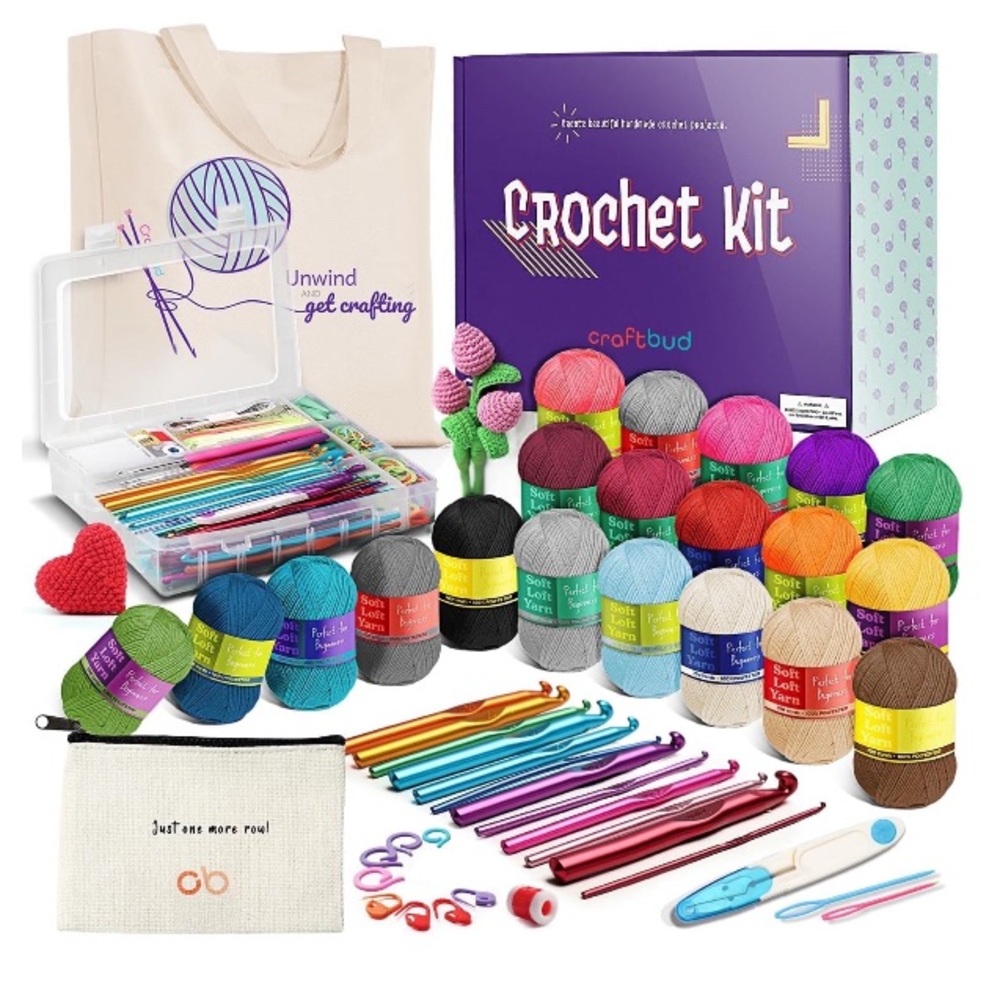Crochet kit by Craftbud Crafting Essentials Kit for Kids - Picture 3 of 16